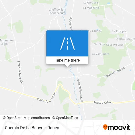 Chemin De La Bouvrie map