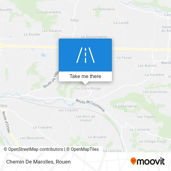 Chemin De Marolles map