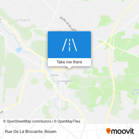 Rue De La Brocante map