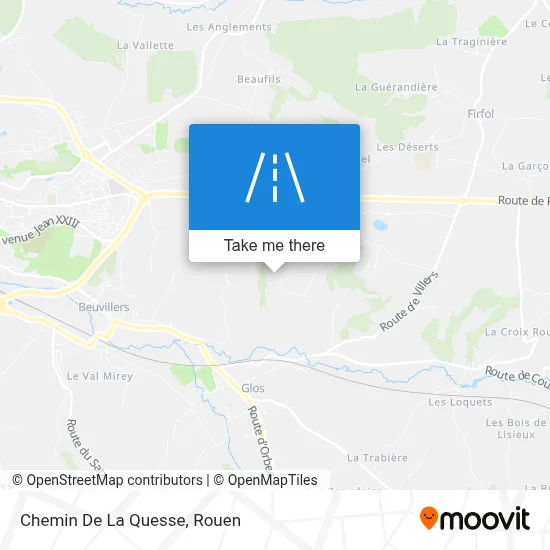 Chemin De La Quesse map