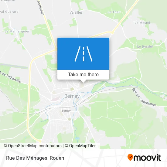 Mapa Rue Des Ménages