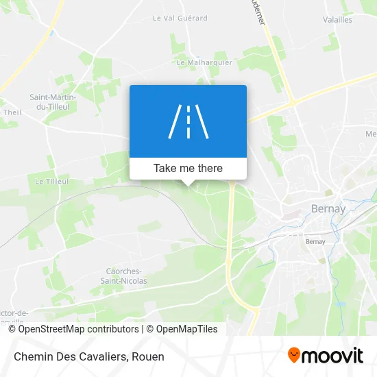 Chemin Des Cavaliers map