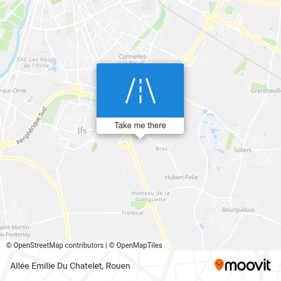 Allée Emilie Du Chatelet map
