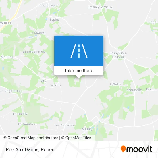Rue Aux Daims map