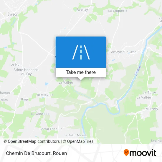 Chemin De Brucourt map