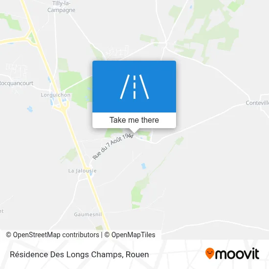 Résidence Des Longs Champs map