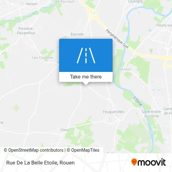 Rue De La Belle Étoile map
