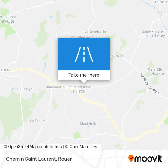 Chemin Saint-Laurent map