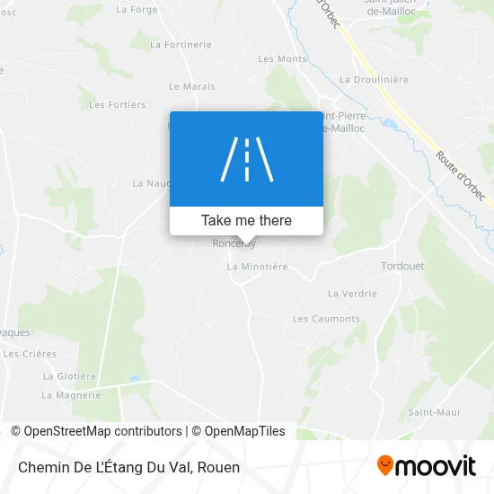 Chemin De L'Étang Du Val map
