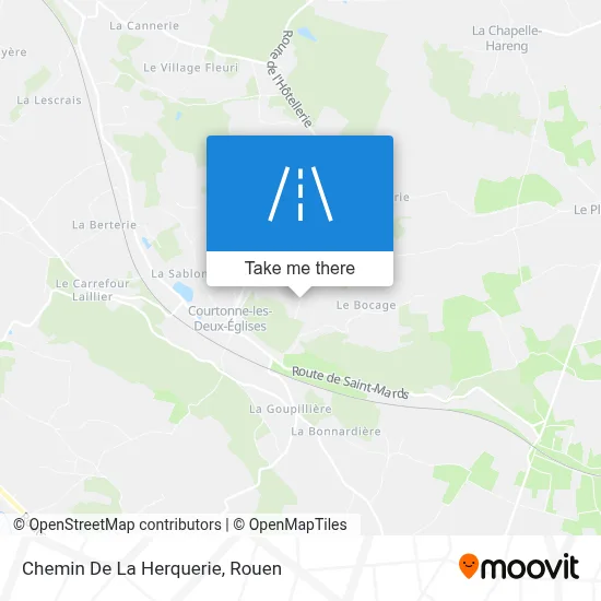 Chemin De La Herquerie map