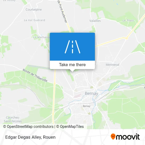 Allée Edgar Degas map