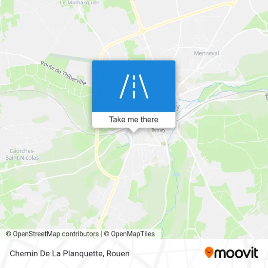 Chemin De La Planquette map