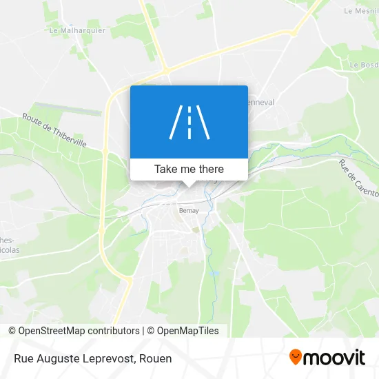 Rue Auguste Leprevost map