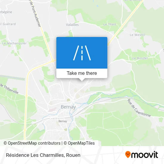 Résidence Les Charmilles map