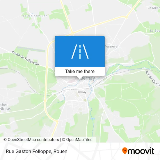 Rue Gaston Folloppe map