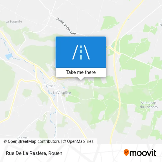Rue De La Rasière map