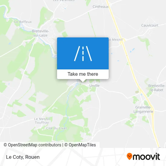 Le Coty map