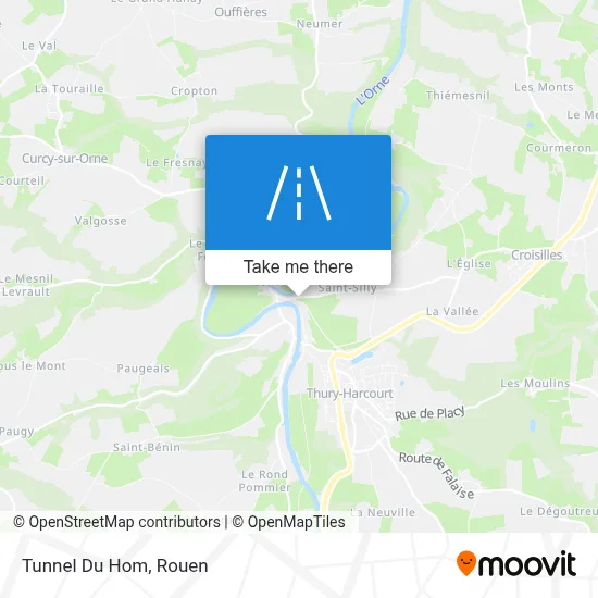 Tunnel Du Hom map