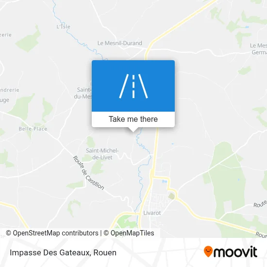 Impasse Des Gateaux map