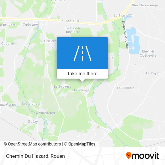 Chemin Du Hazard map