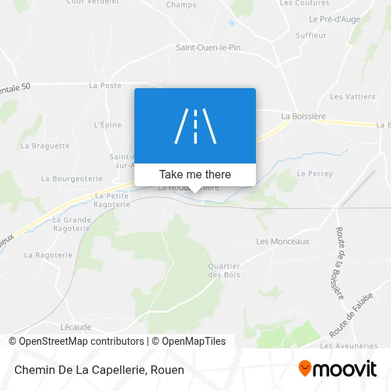Chemin De La Capellerie map