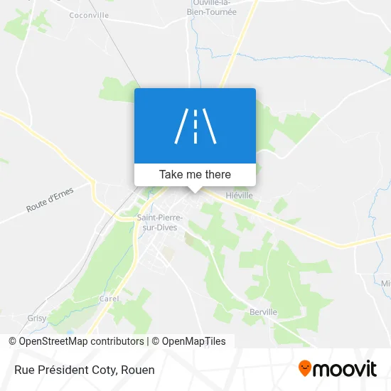 Rue Président Coty map