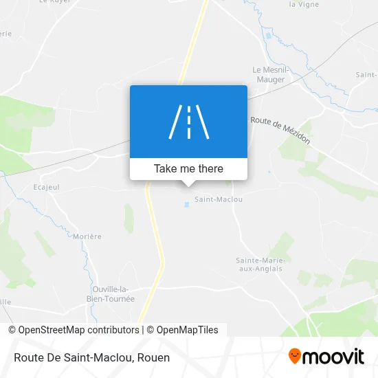 Route De Saint-Maclou map
