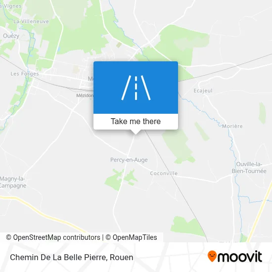 Chemin De La Belle Pierre map