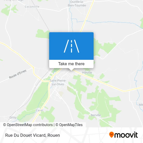 Rue Du Douet Vicard map