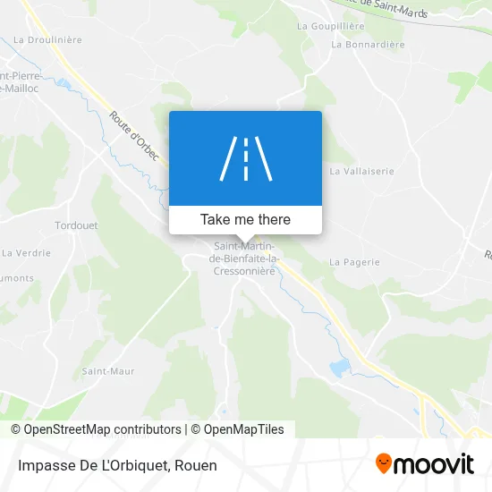 Impasse De L'Orbiquet map
