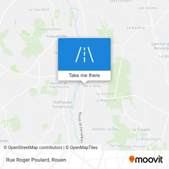 Rue Roger Poulard map