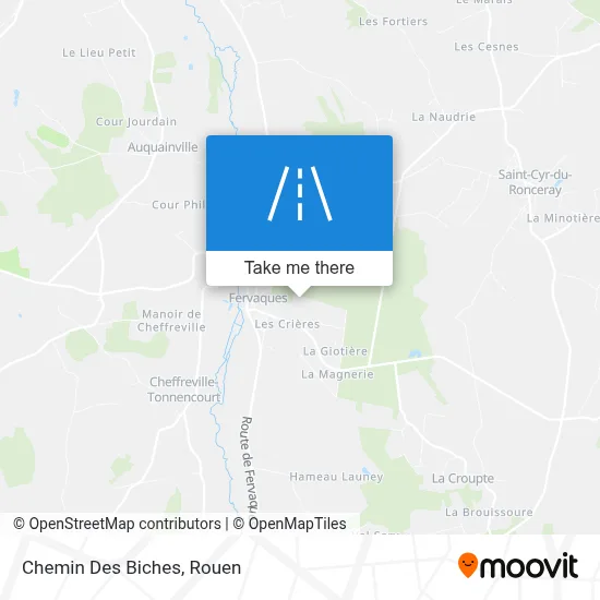 Chemin Des Biches map