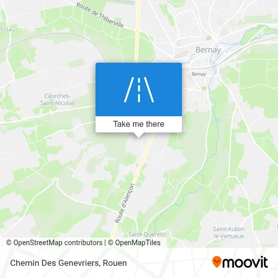 Chemin Des Genevriers map