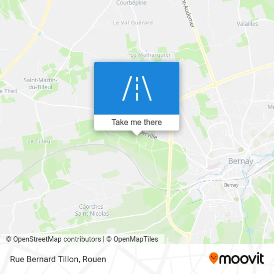 Rue Bernard Tillon map