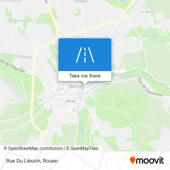 Rue Du Lieuvin map
