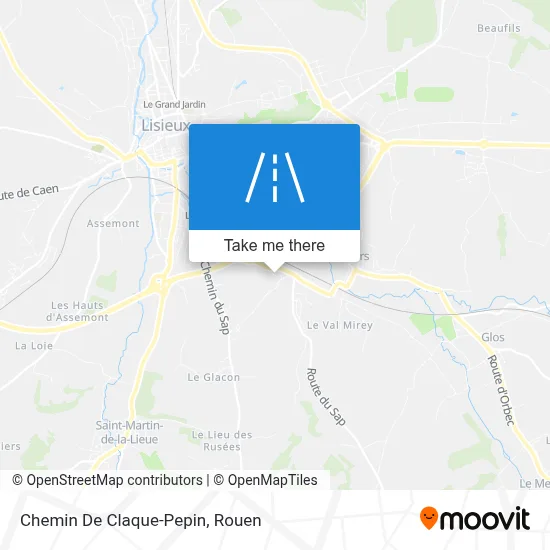 Chemin De Claque-Pepin map