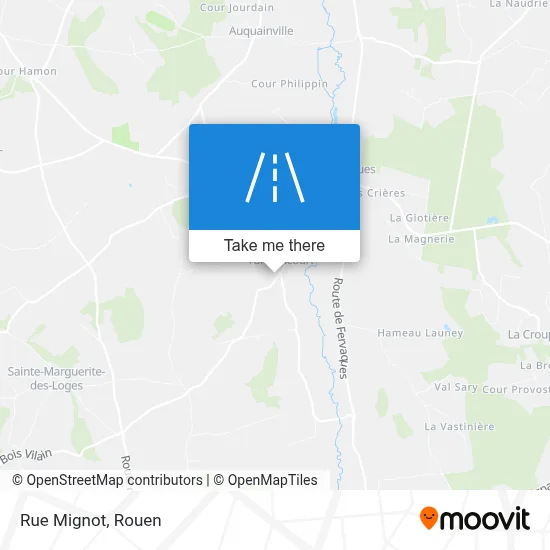 Mapa Rue Mignot
