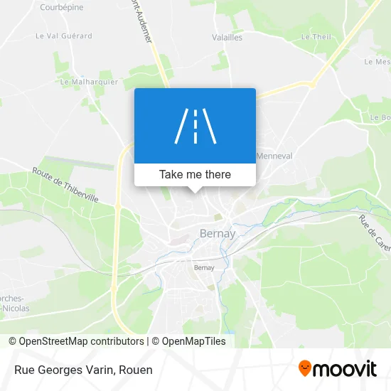 Rue Georges Varin map