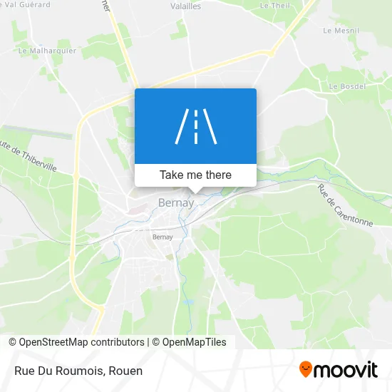 Rue Du Roumois map