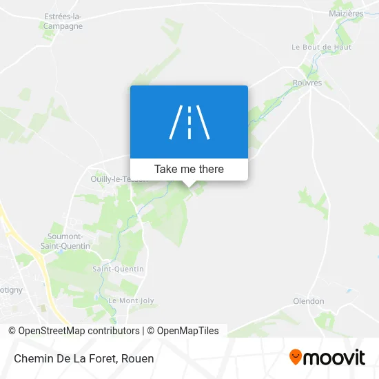 Chemin De La Foret map