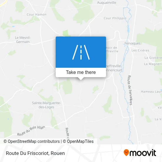 Route Du Friscoriot map