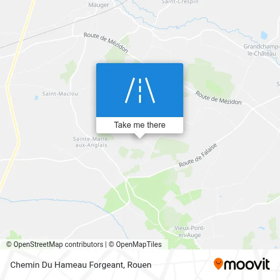 Chemin Du Hameau Forgeant map