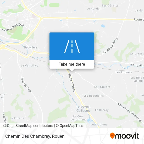 Chemin Des Chambray map