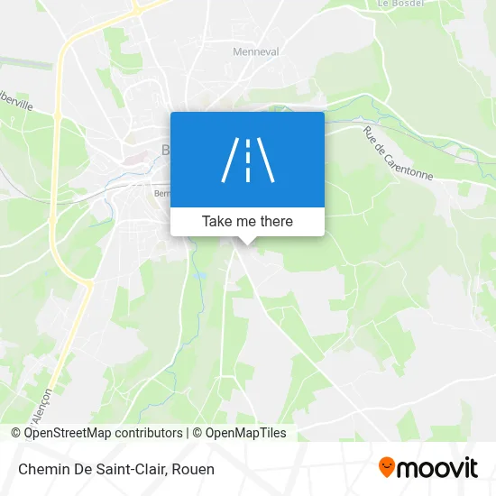 Chemin De Saint-Clair map