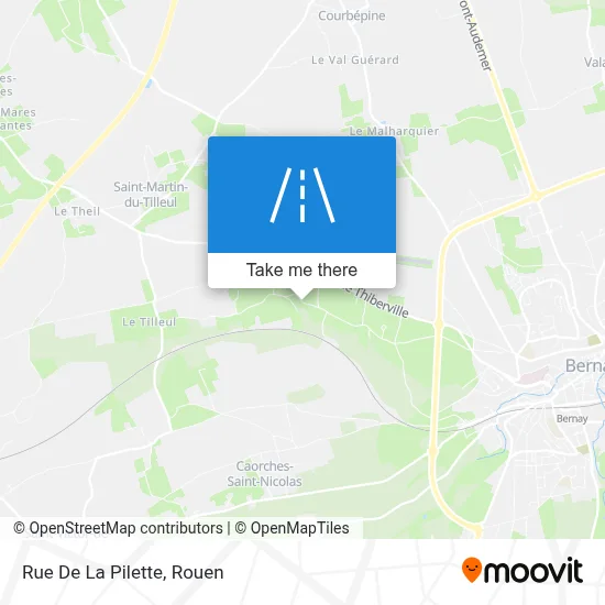 Rue De La Pilette map