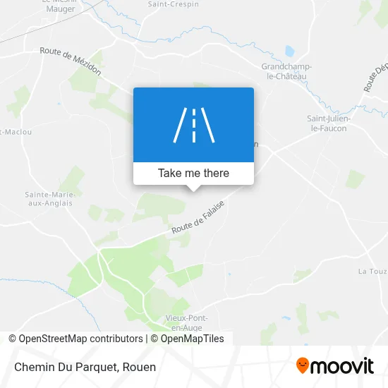 Chemin Du Parquet map