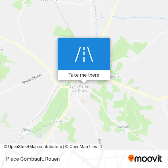 Place Gombault map