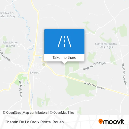 Chemin De La Croix Riotte map