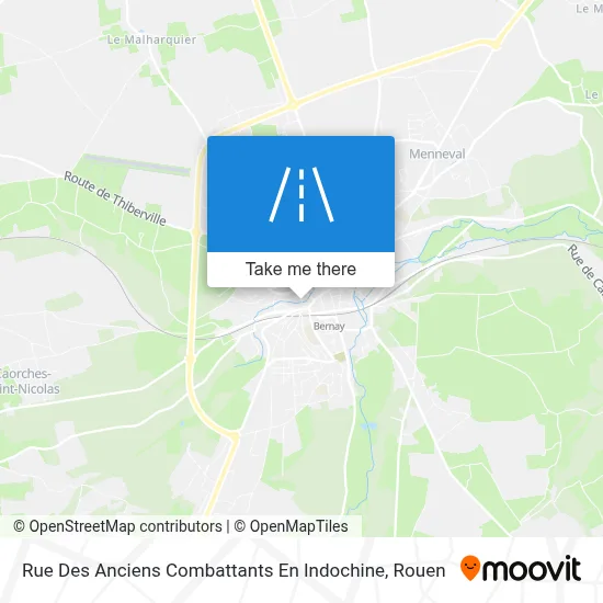 Rue Des Anciens Combattants En Indochine map