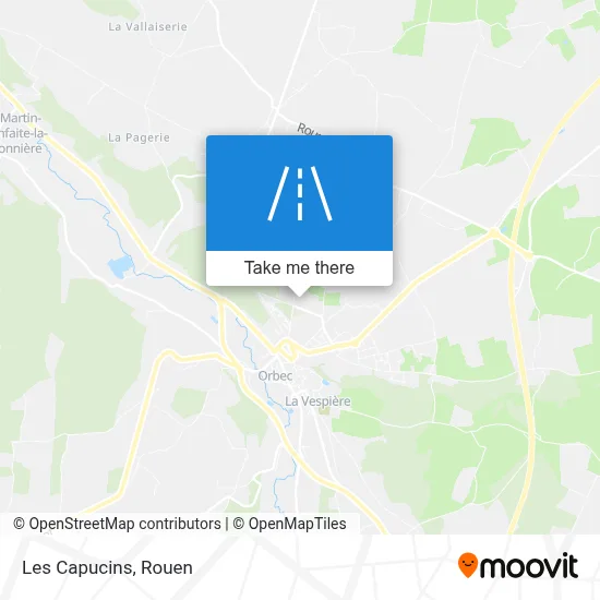 Les Capucins map